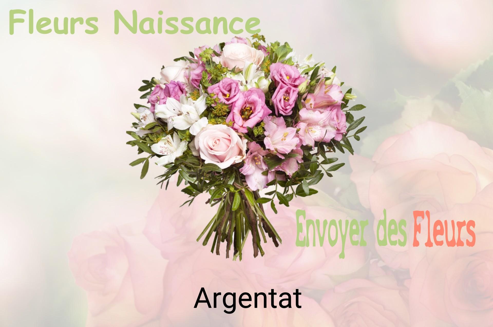 Bouquet de fleurs de naissance livré à Argentat